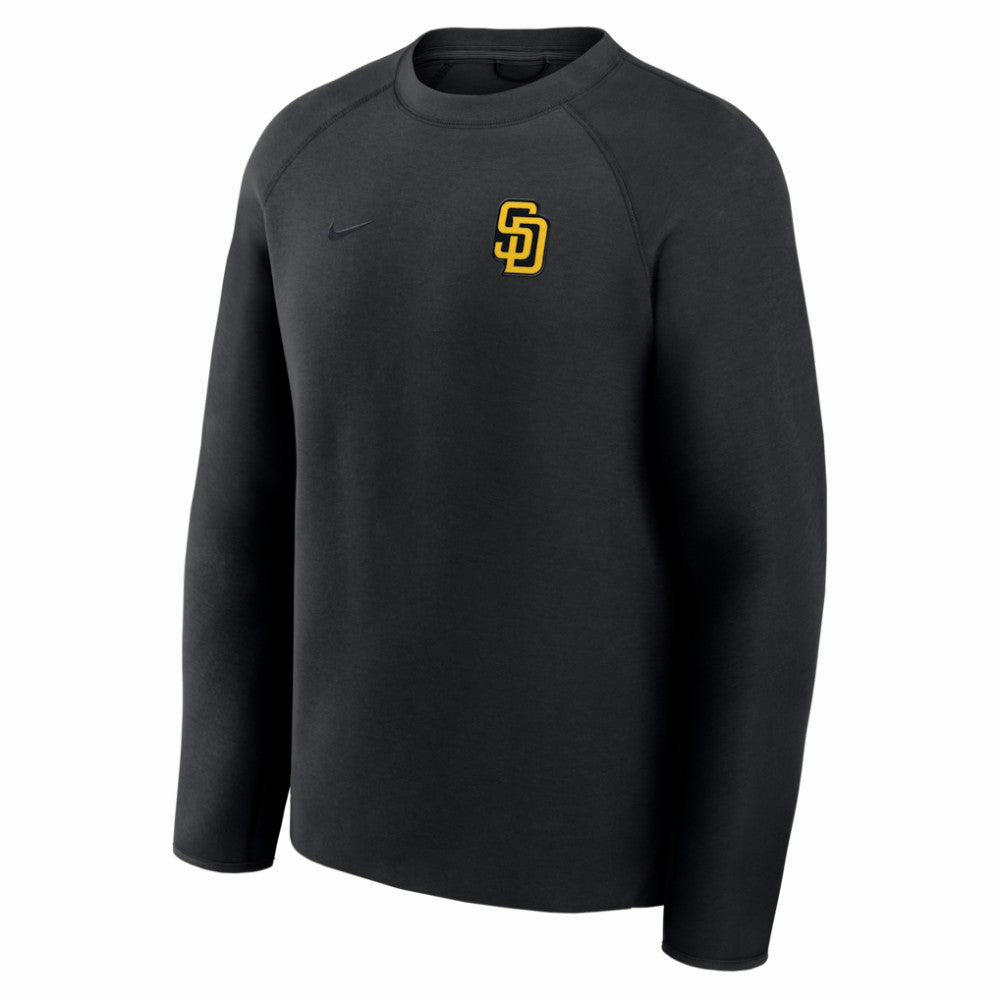 San Diego Padres Tech Fleece Raglan Sweatshirt Black | Nike