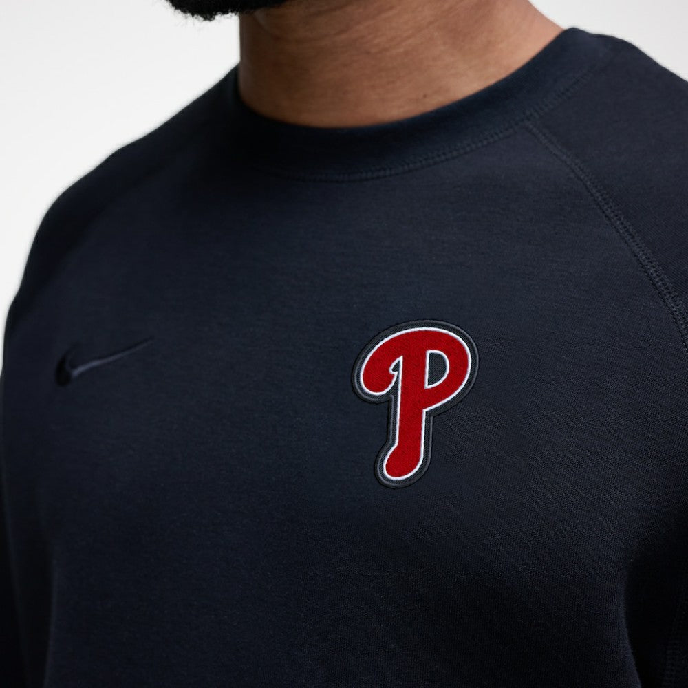 Philadelphia Phillies Tech Fleece Raglan Sweatshirt Black | Nike