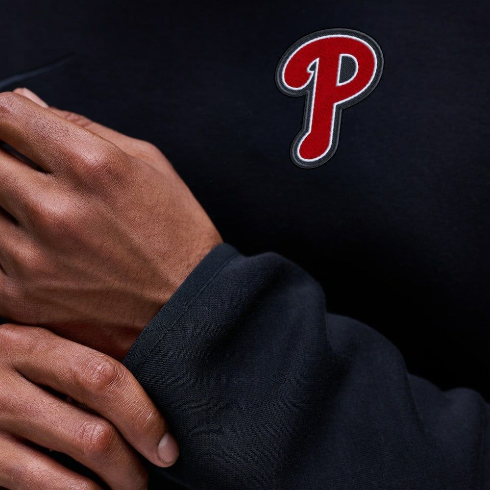 Philadelphia Phillies Tech Fleece Raglan Sweatshirt Black | Nike