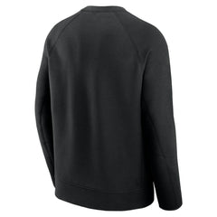 Chicago Cubs Tech Fleece Raglan Sweatshirt Black | Nike