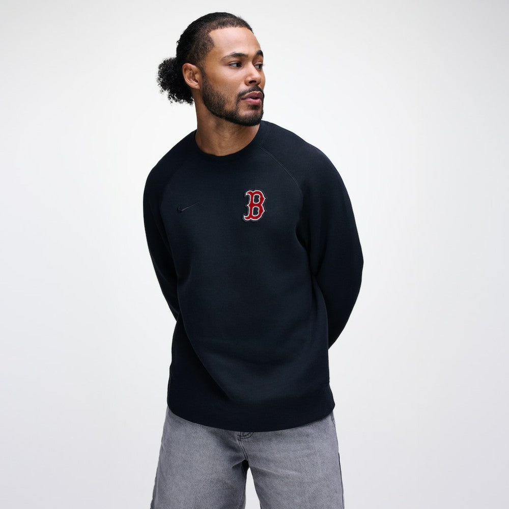 Boston Red Sox Tech Fleece Raglan Sweatshirt Black | Nike