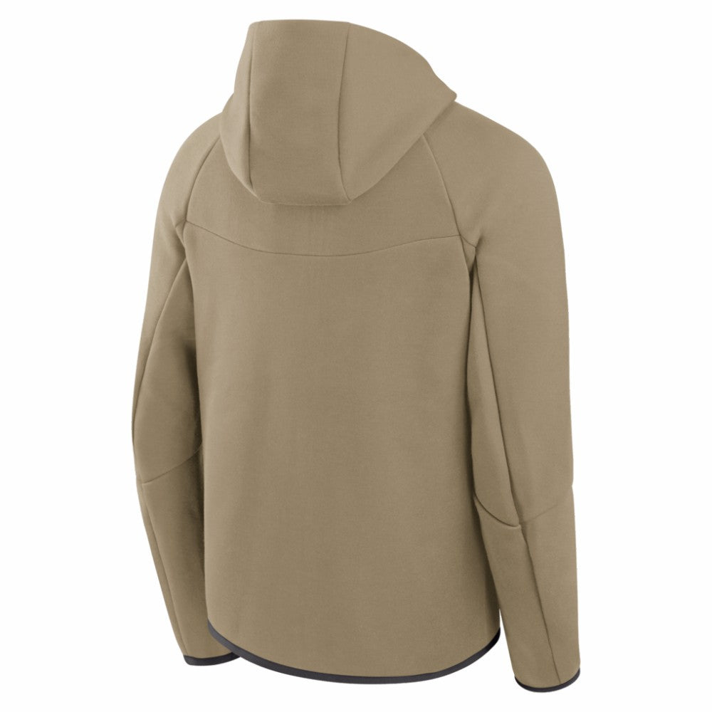 Chicago Cubs Tech Fleece Raglan Full-Zip Windrunner Hoodie Tan | Nike