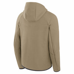 Atlanta Braves Tech Fleece Raglan Full-Zip Windrunner Hoodie Tan | Nike