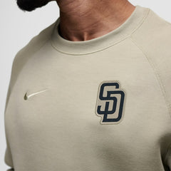 San Diego Padres Tech Fleece Raglan Sweatshirt Olive | Nike