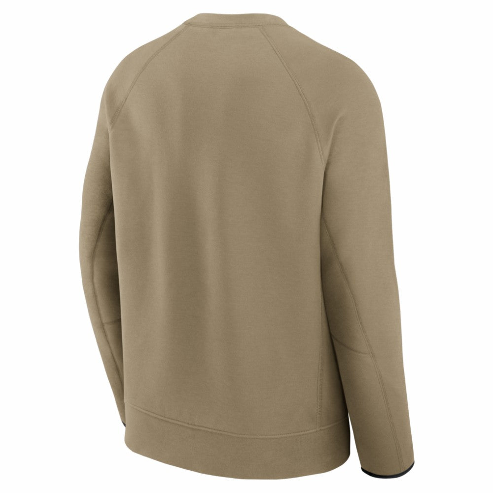 New York Yankees Tech Fleece Raglan Sweatshirt Olive | Nike