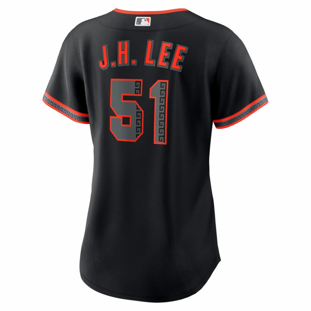 Jung Hoo Lee San Francisco Giants Women's Alternate Replica Jersey Black | Nike