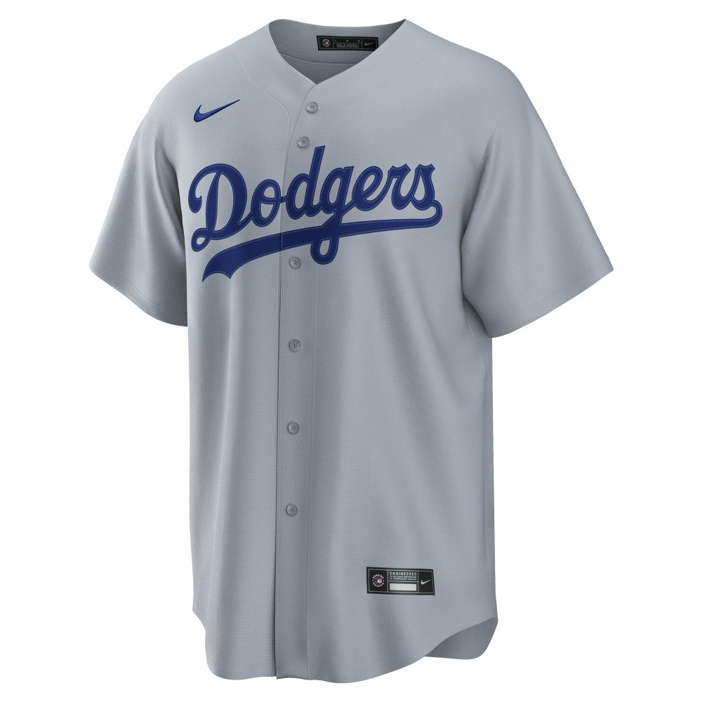 Yoshinobu Yamamoto Los Angeles Dodgers Road Replica Jersey Gray | Nike