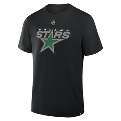 Mikko Rantanen Dallas Stars Fanatics Authentic Stack Name & Number T-Shirt Black