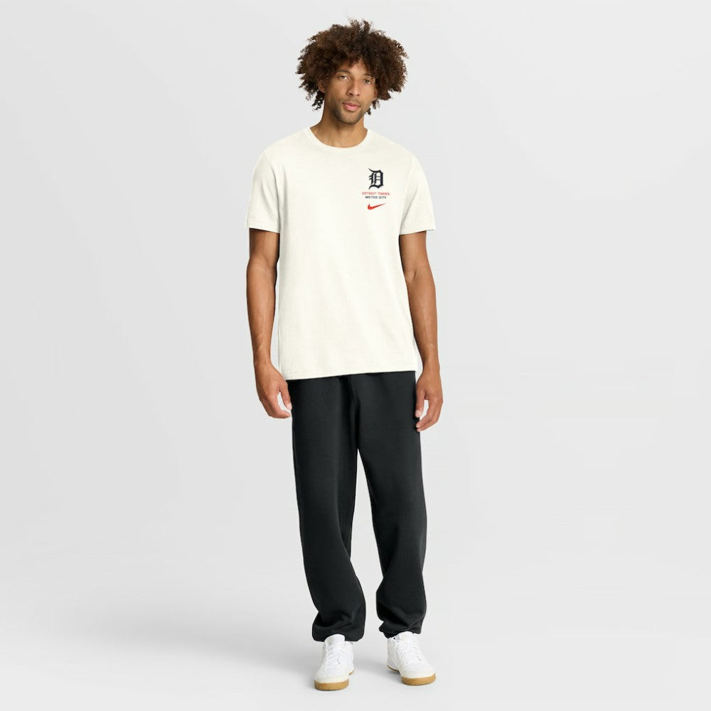 Detroit Tigers Primetime 2-Hit T-Shirt Cream | Nike