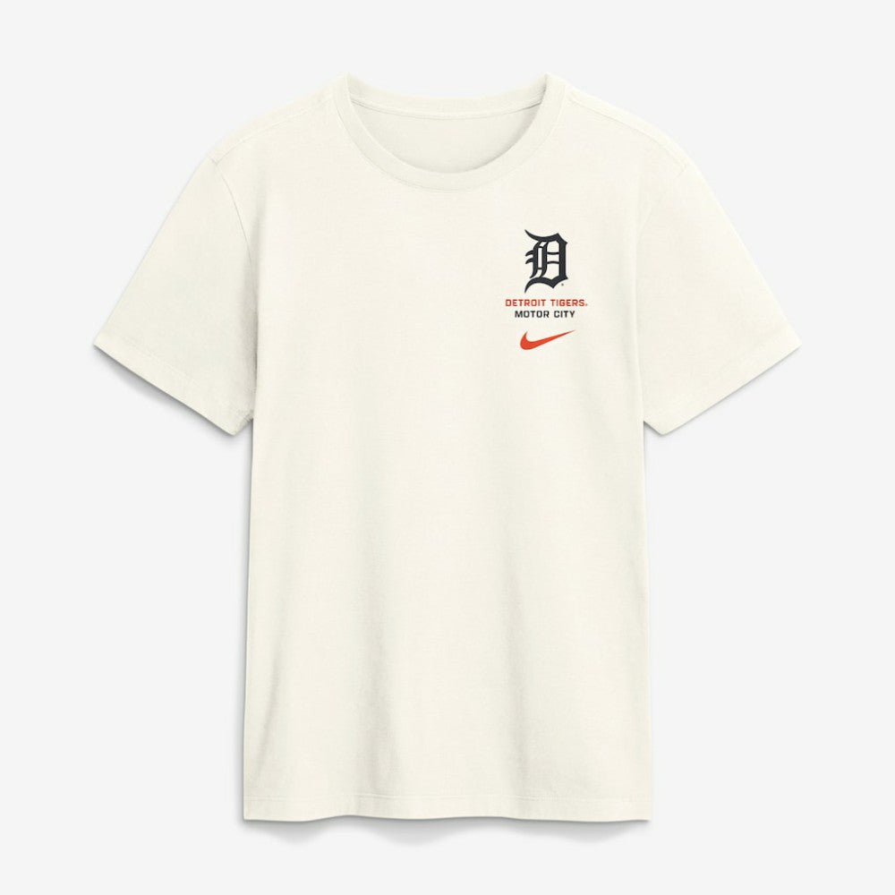 Detroit Tigers Primetime 2-Hit T-Shirt Cream | Nike