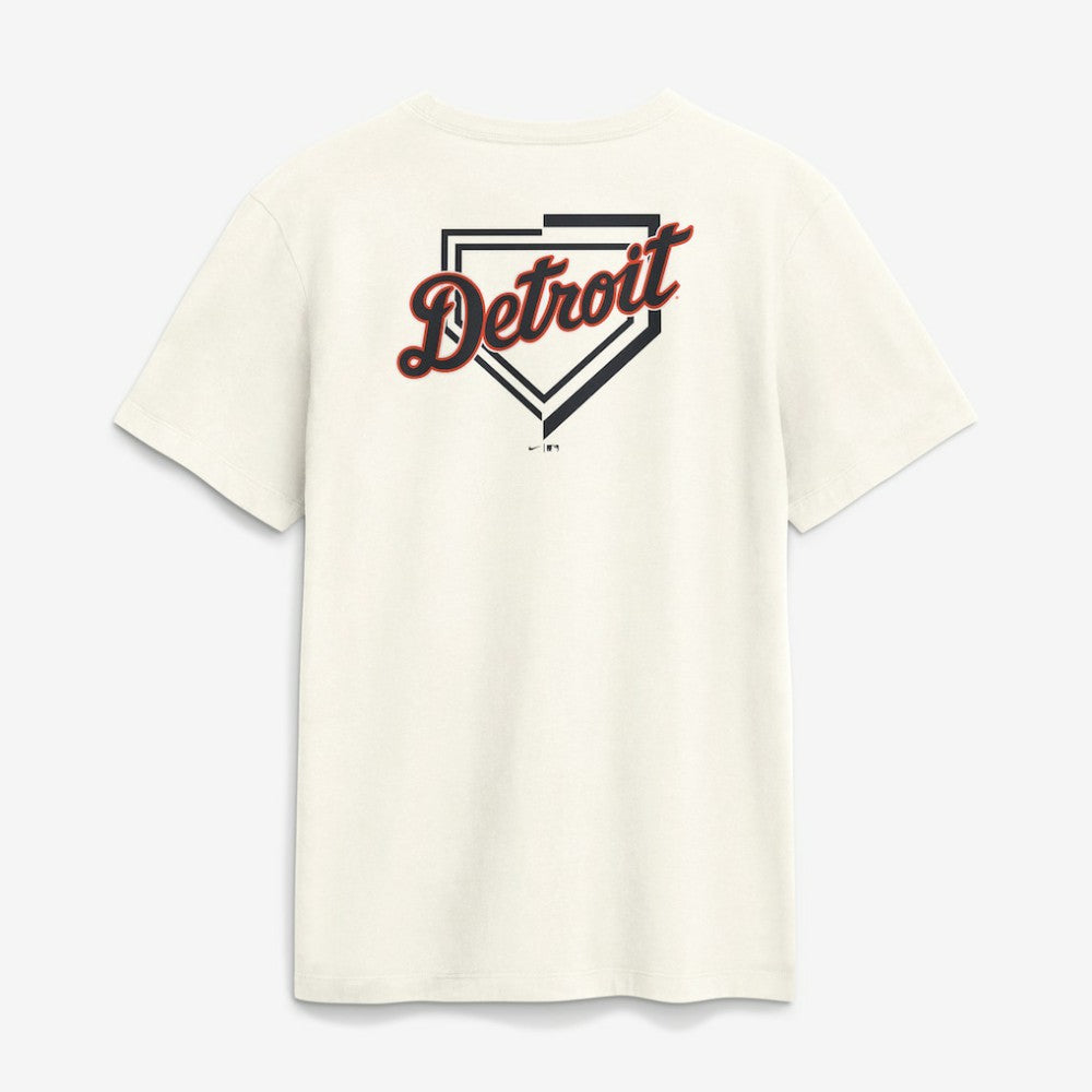 Detroit Tigers Primetime 2-Hit T-Shirt Cream | Nike