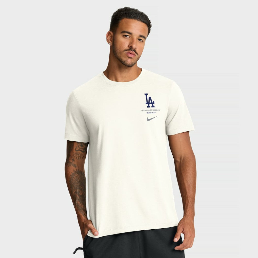 Los Angeles Dodgers Primetime 2-Hit T-Shirt Cream | Nike