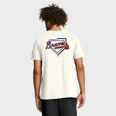Atlanta Braves Primetime 2-Hit T-Shirt Cream | Nike
