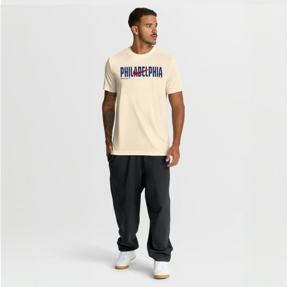 Philadelphia Phillies Swoosh Legend Dri-FIT T-Shirt Cream | Nike