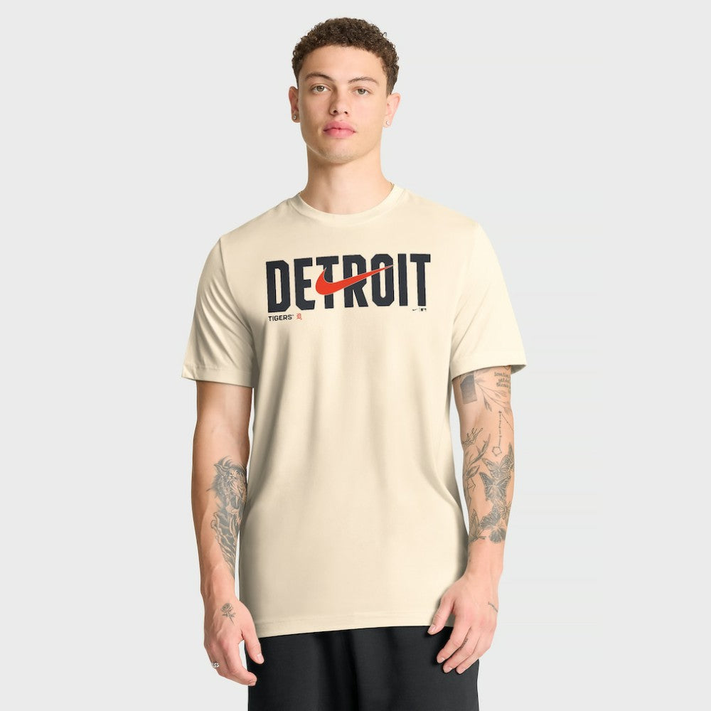 Detroit Tigers Swoosh Legend Dri-FIT T-Shirt Cream | Nike