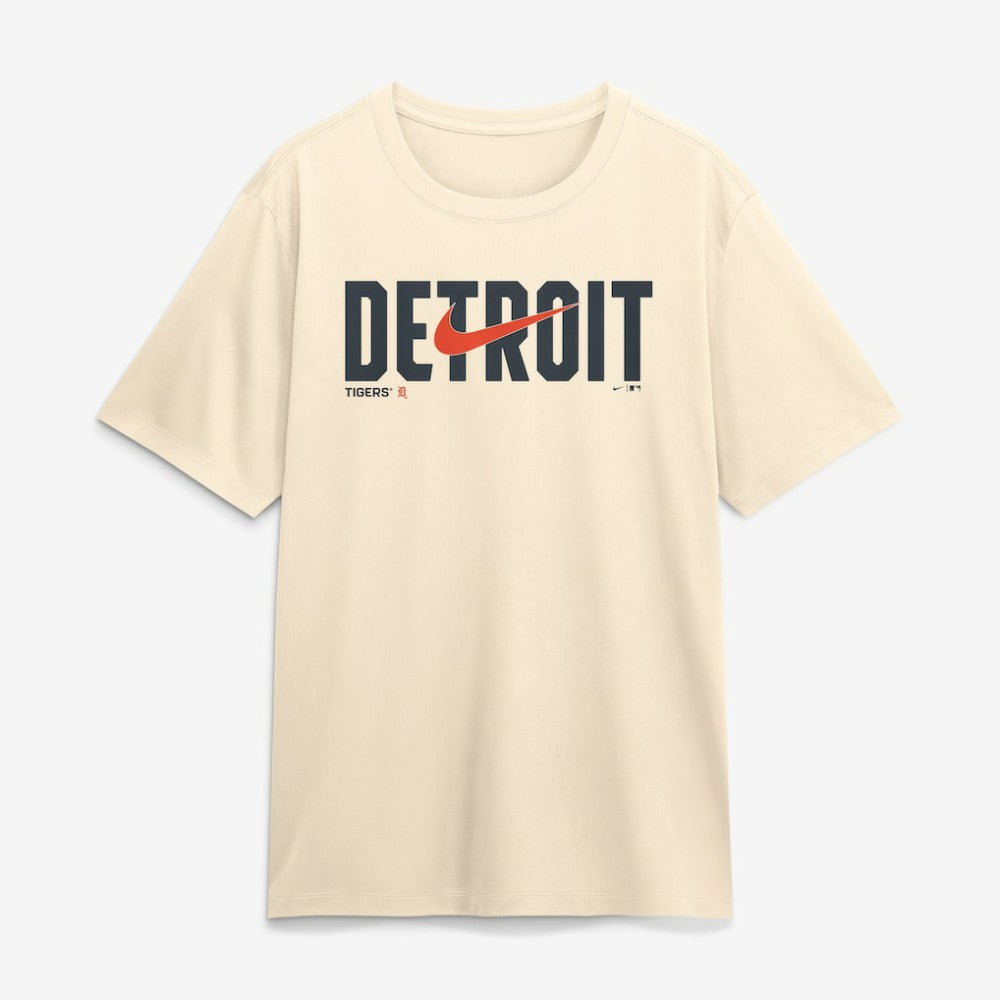 Detroit Tigers Swoosh Legend Dri-FIT T-Shirt Cream | Nike