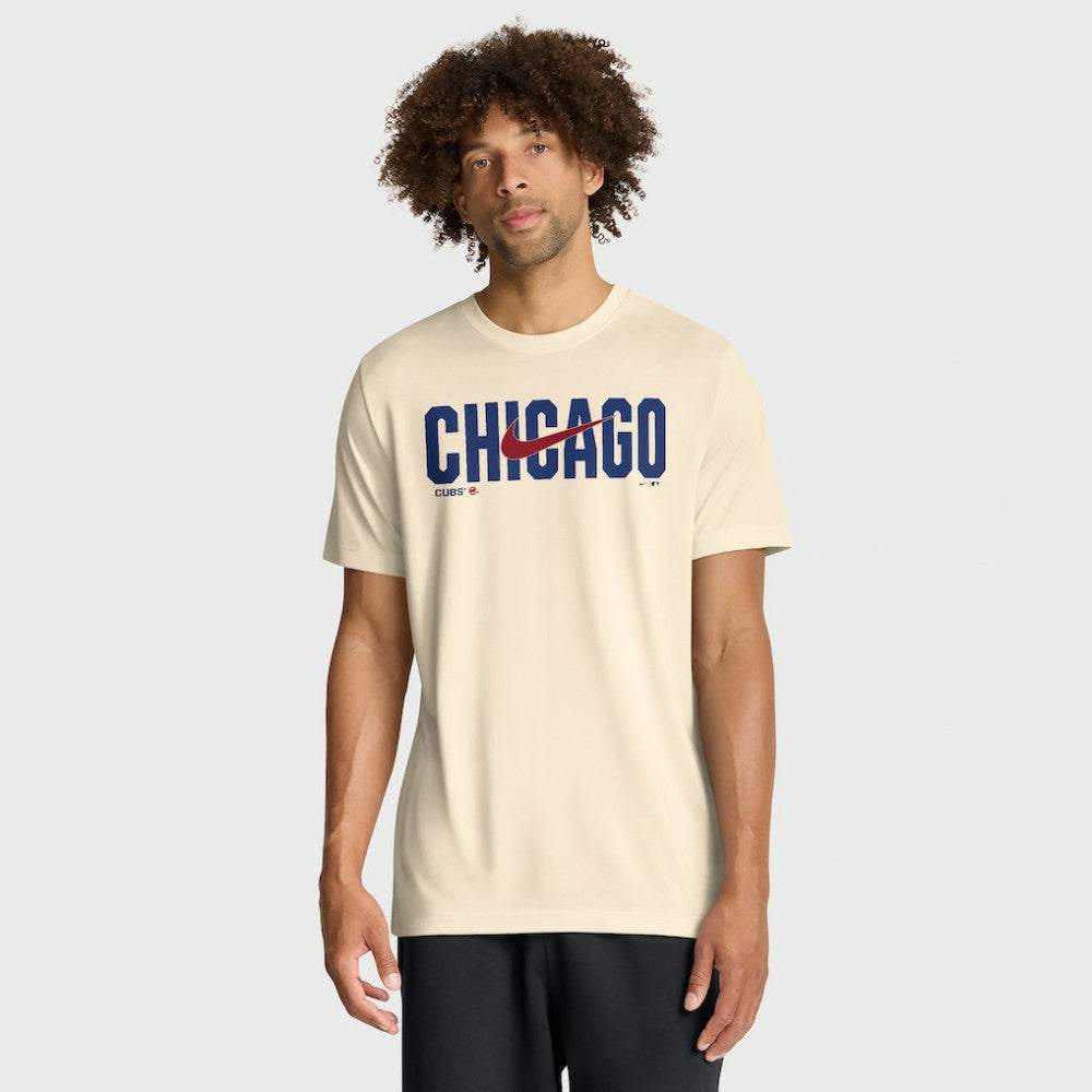 Chicago Cubs Swoosh Legend Dri-FIT T-Shirt Cream | Nike