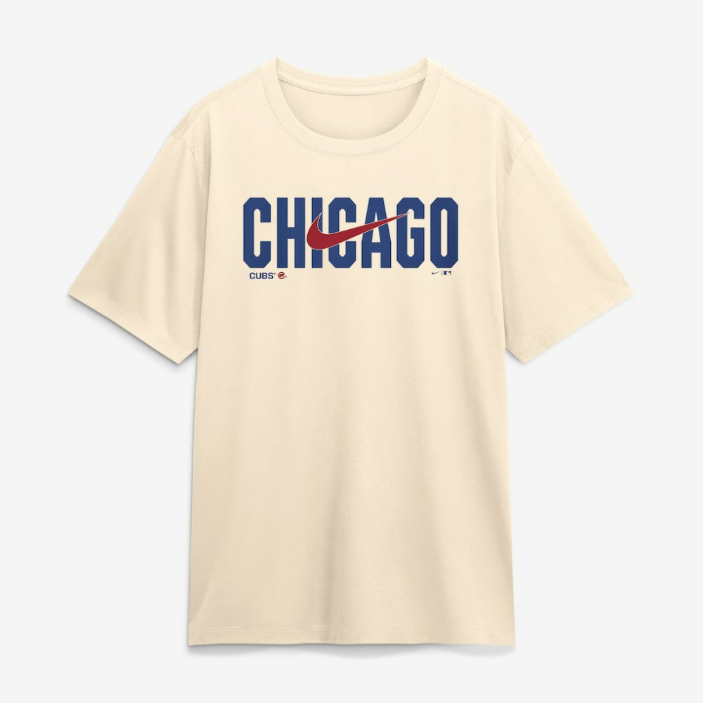 Chicago Cubs Swoosh Legend Dri-FIT T-Shirt Cream | Nike