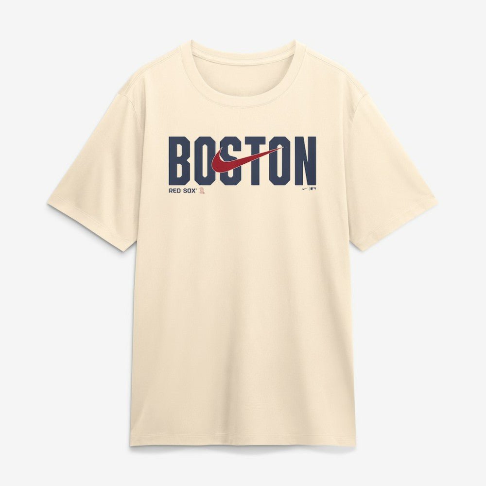 Boston Red Sox Swoosh Legend Dri-FIT T-Shirt Cream | Nike