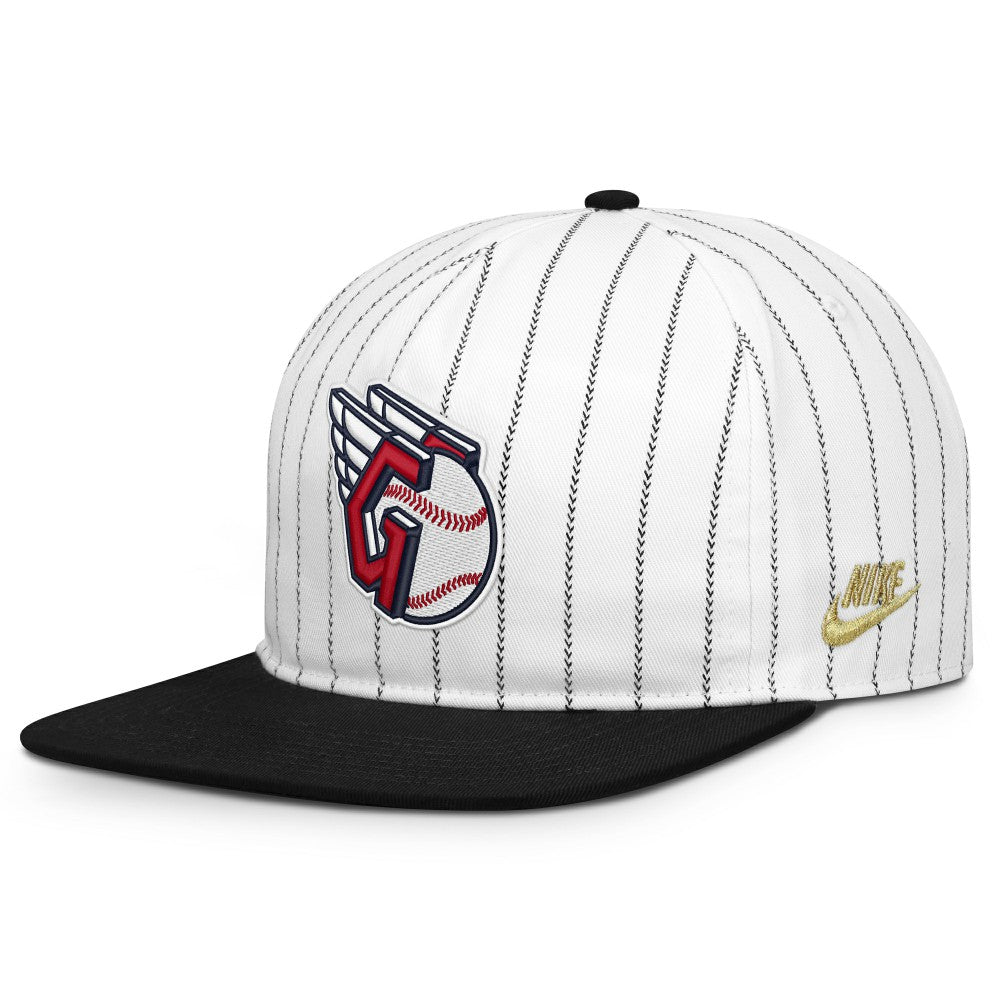 Cleveland Guardians Cooperstown Collection Pro Adjustable Hat White/Black | Nike