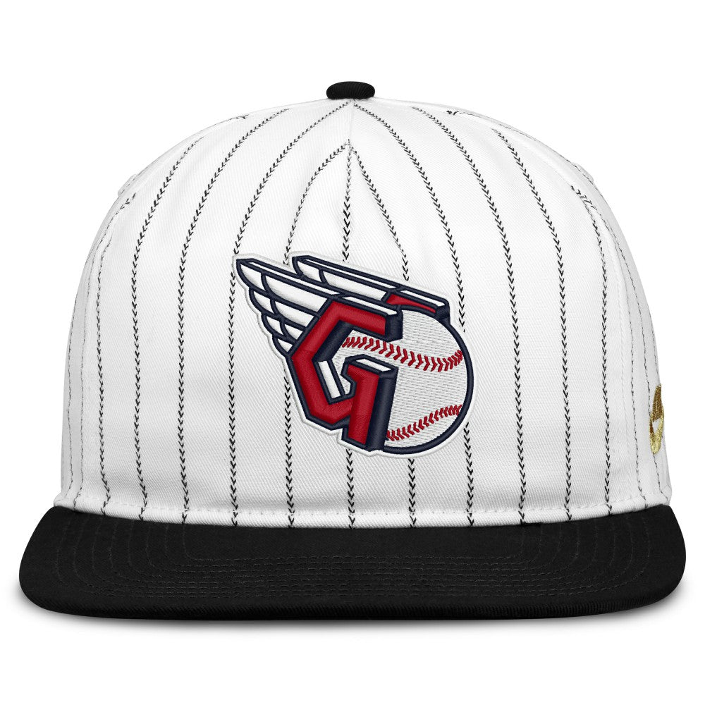 Cleveland Guardians Cooperstown Collection Pro Adjustable Hat White/Black | Nike