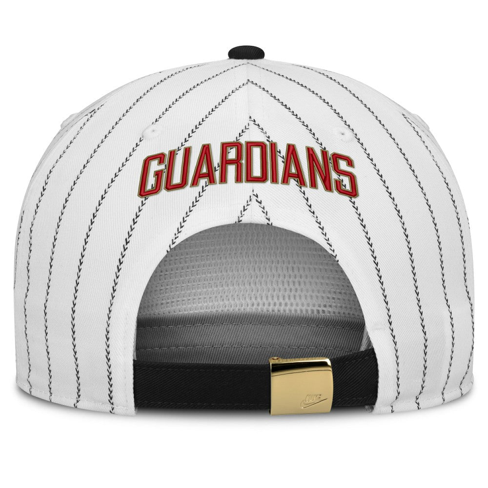 Cleveland Guardians Cooperstown Collection Pro Adjustable Hat White/Black | Nike