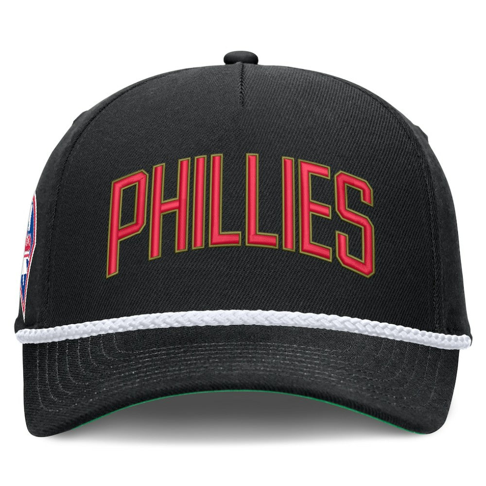 Philadelphia Phillies Cooperstown Collection Rise Adjustable Hat Black | Nike