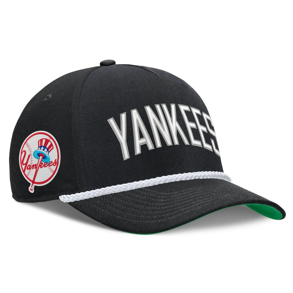 New York Yankees Cooperstown Collection Rise Adjustable Hat Black | Nike