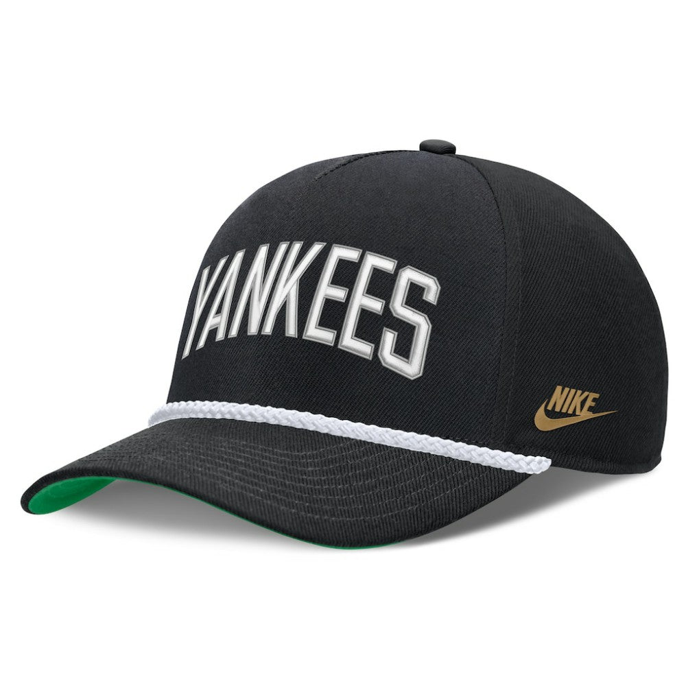 New York Yankees Cooperstown Collection Rise Adjustable Hat Black | Nike