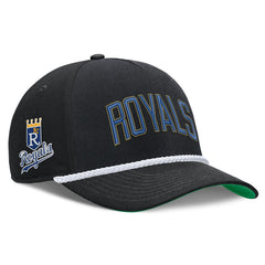 Kansas City Royals Cooperstown Collection Rise Adjustable Hat Black | Nike