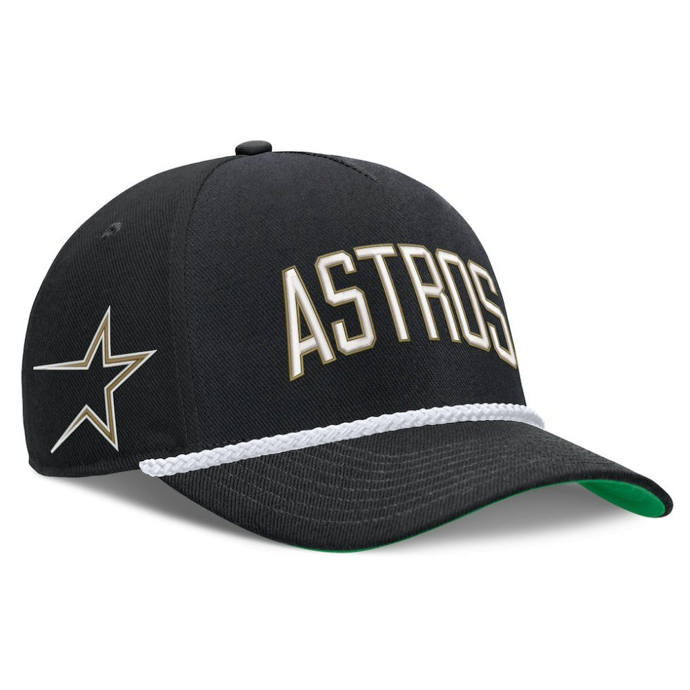 Houston Astros Cooperstown Collection Rise Adjustable Hat Black | Nike