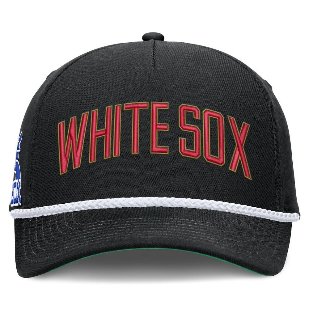 Chicago White Sox Cooperstown Collection Rise Adjustable Hat Black | Nike