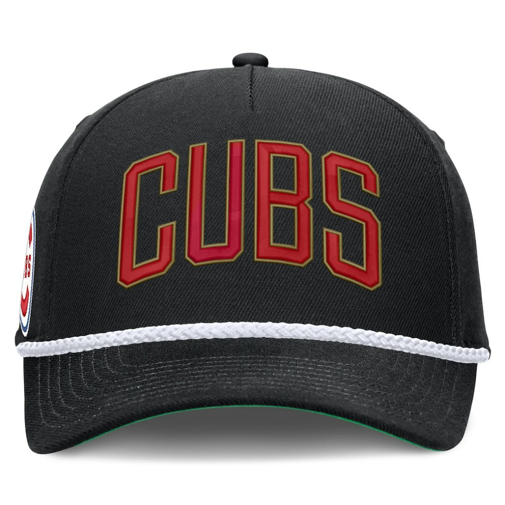 Chicago Cubs Cooperstown Collection Rise Adjustable Hat Black | Nike