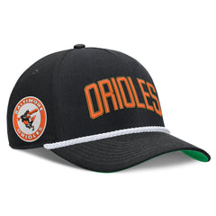Baltimore Orioles Cooperstown Collection Rise Adjustable Hat Black | Nike