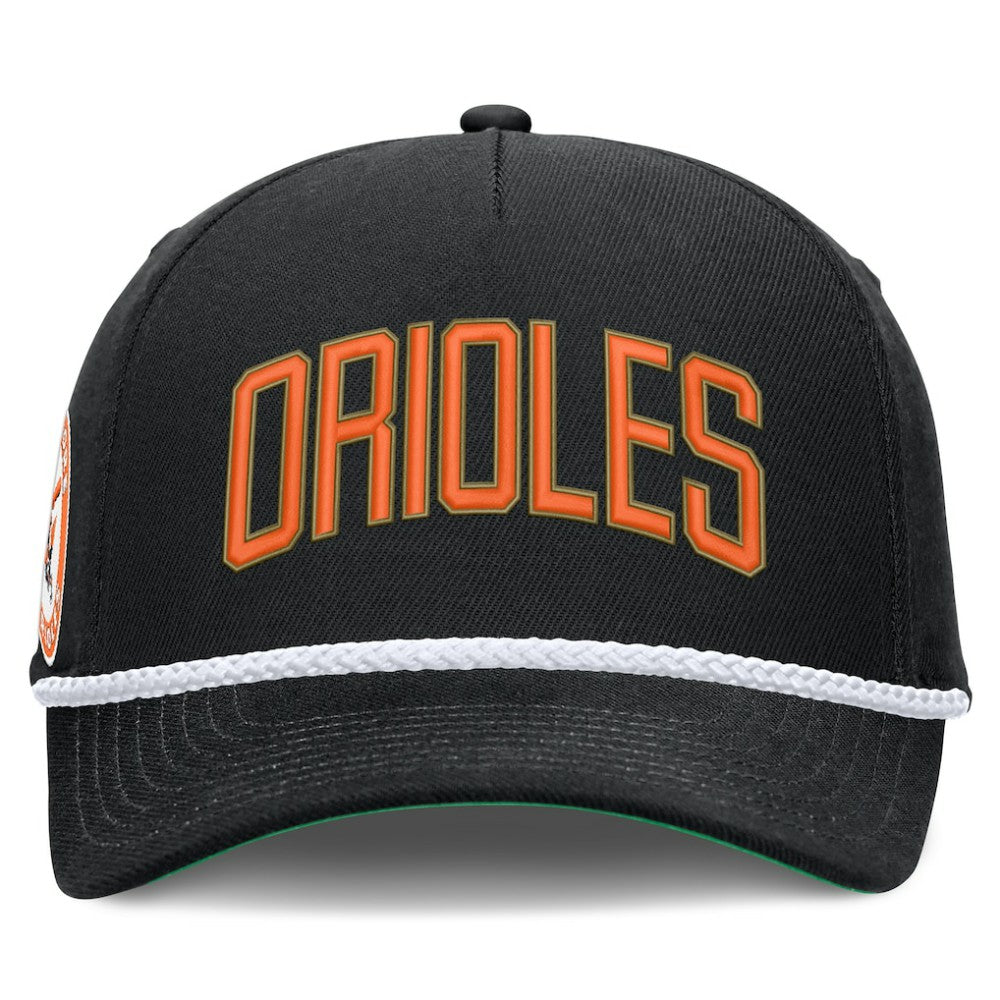 Baltimore Orioles Cooperstown Collection Rise Adjustable Hat Black | Nike