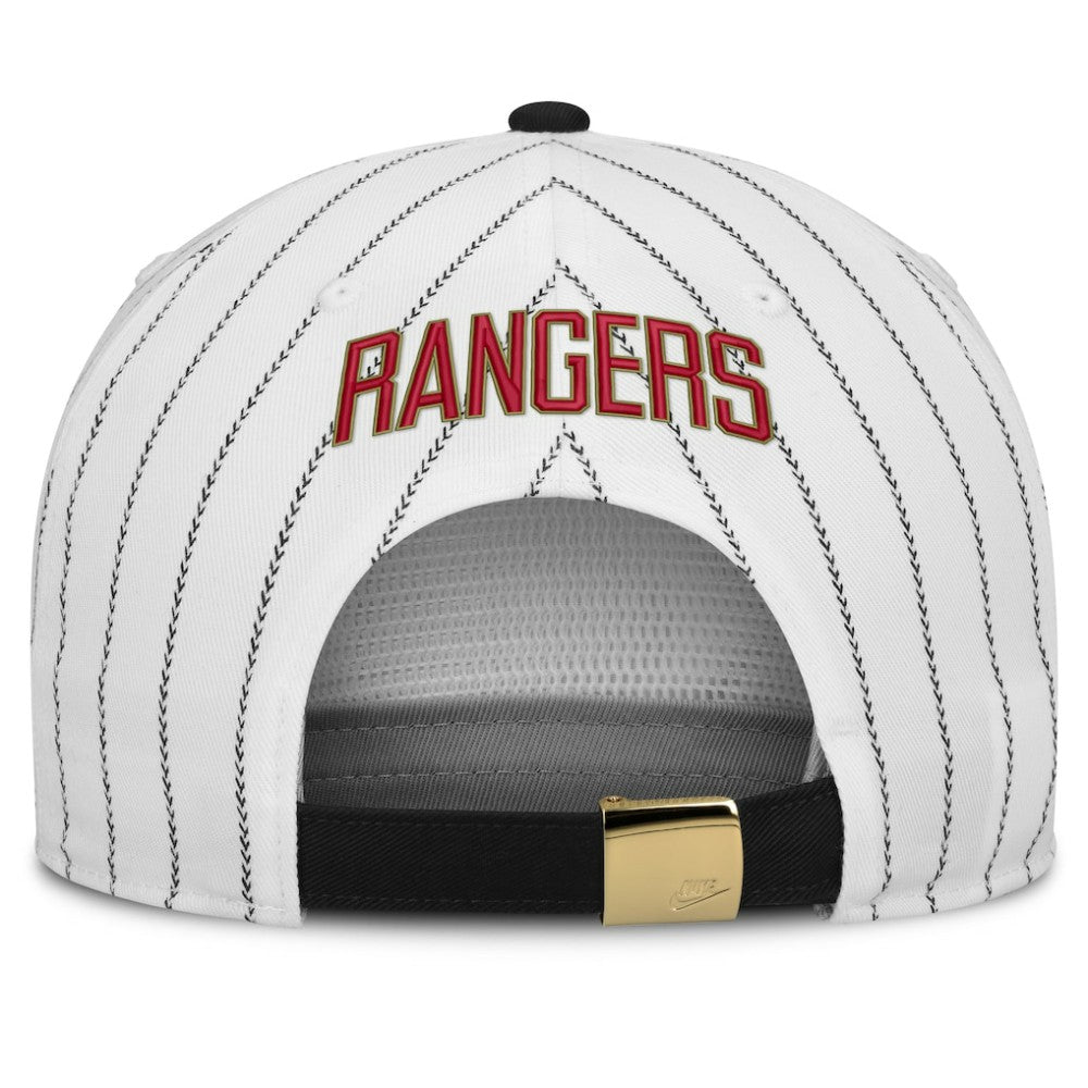 Texas Rangers Cooperstown Collection Pro Adjustable Hat White/Black | Nike