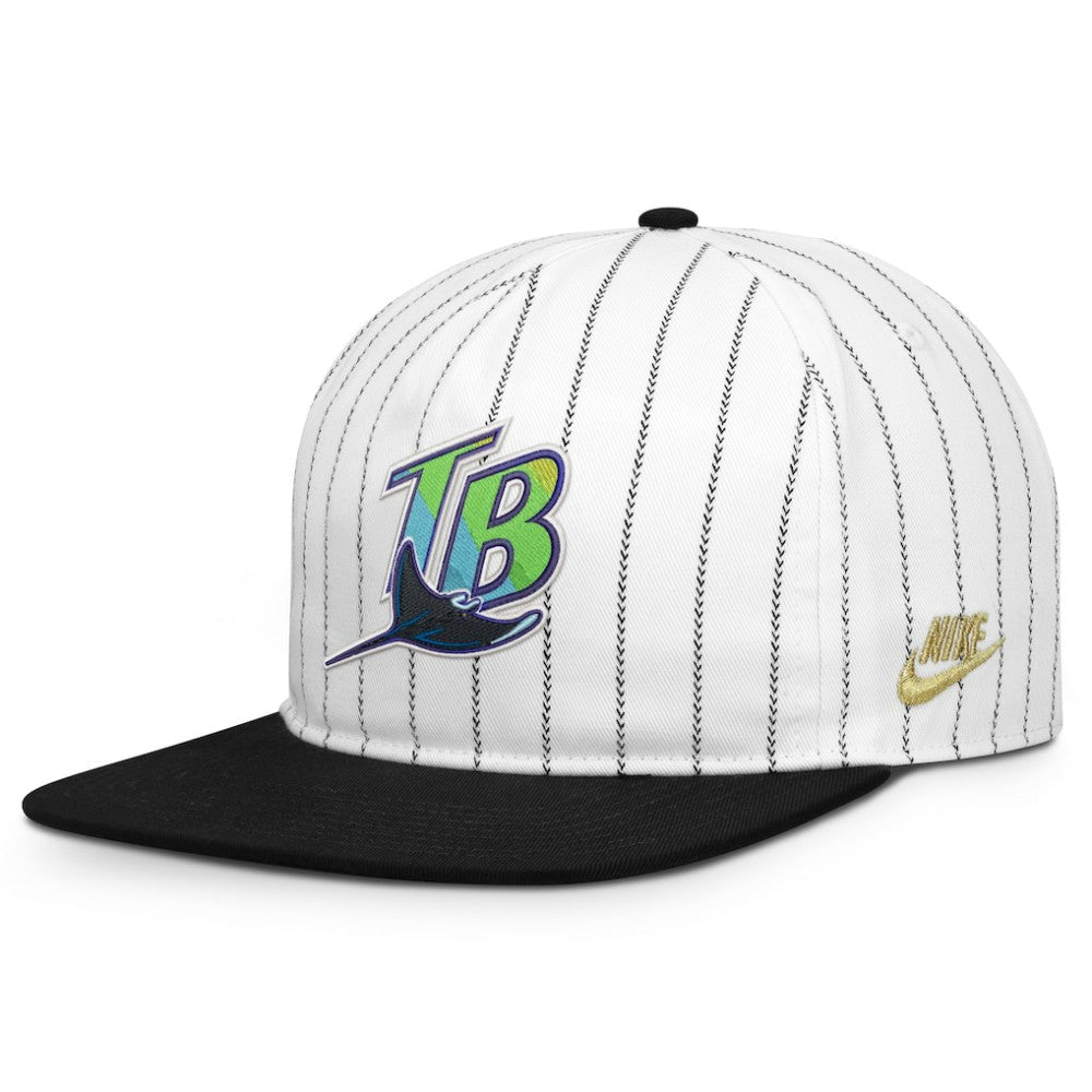 Tampa Bay Rays Cooperstown Collection Pro Adjustable Hat White/Black | Nike