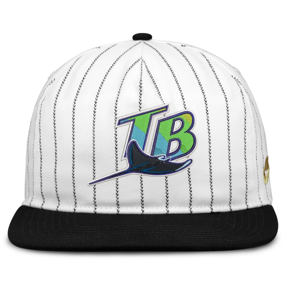 Tampa Bay Rays Cooperstown Collection Pro Adjustable Hat White/Black | Nike