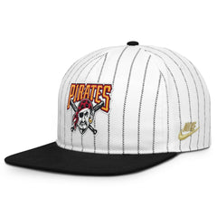 Pittsburgh Pirates Cooperstown Collection Pro Adjustable Hat White/Black | Nike