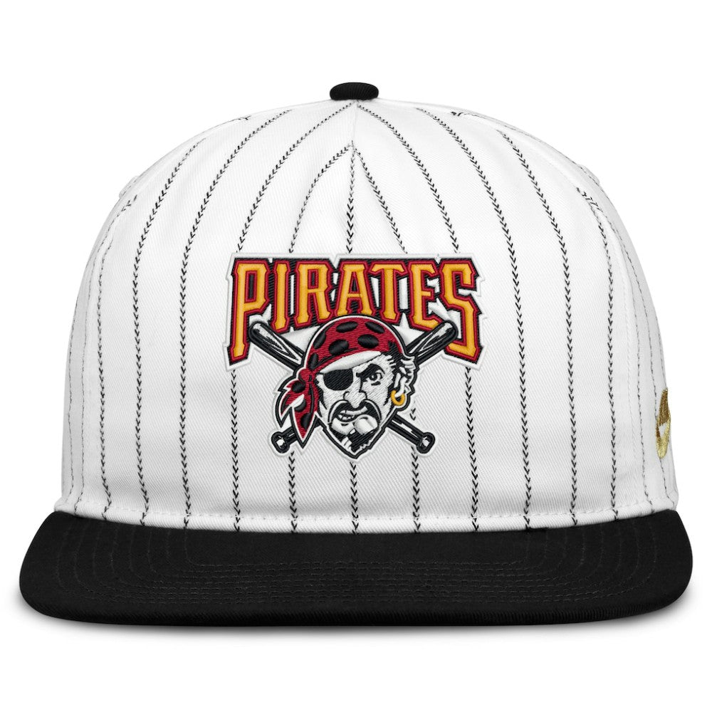 Pittsburgh Pirates Cooperstown Collection Pro Adjustable Hat White/Black | Nike