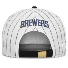 Milwaukee Brewers Cooperstown Collection Pro Adjustable Hat White/Black | Nike