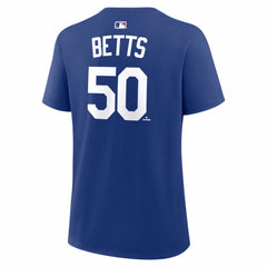 Mookie Betts Los Angeles Dodgers Women's Alternate Name & Number T-Shirt Royal | Nike