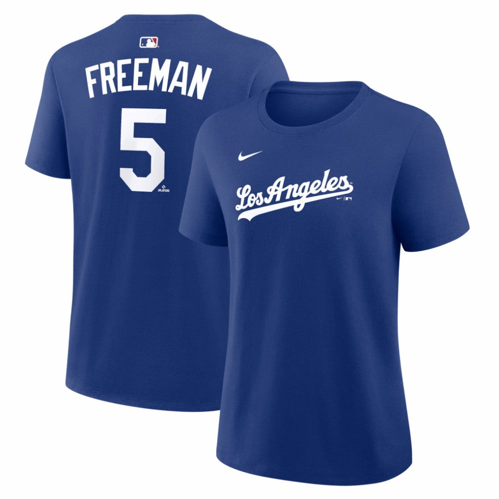 Freddie Freeman Los Angeles Dodgers Women's Alternate Name & Number T-Shirt Royal | Nike