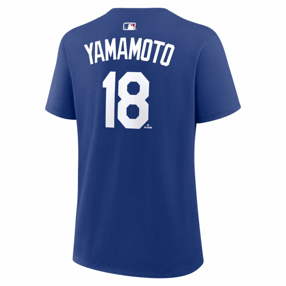 Yoshinobu Yamamoto Los Angeles Dodgers Women's Alternate Name & Number T-Shirt Royal | Nike