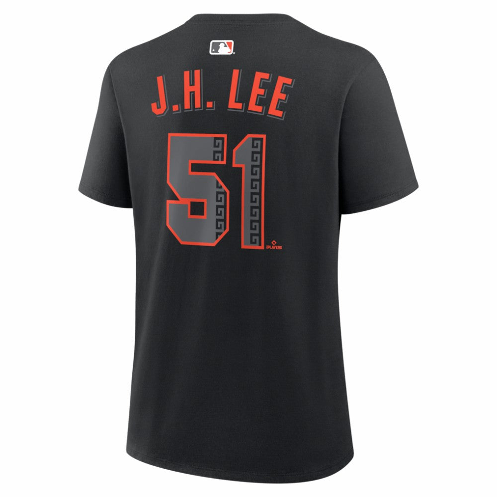 Jung Hoo Lee San Francisco Giants Women's Alternate Name & Number T-Shirt Black | Nike