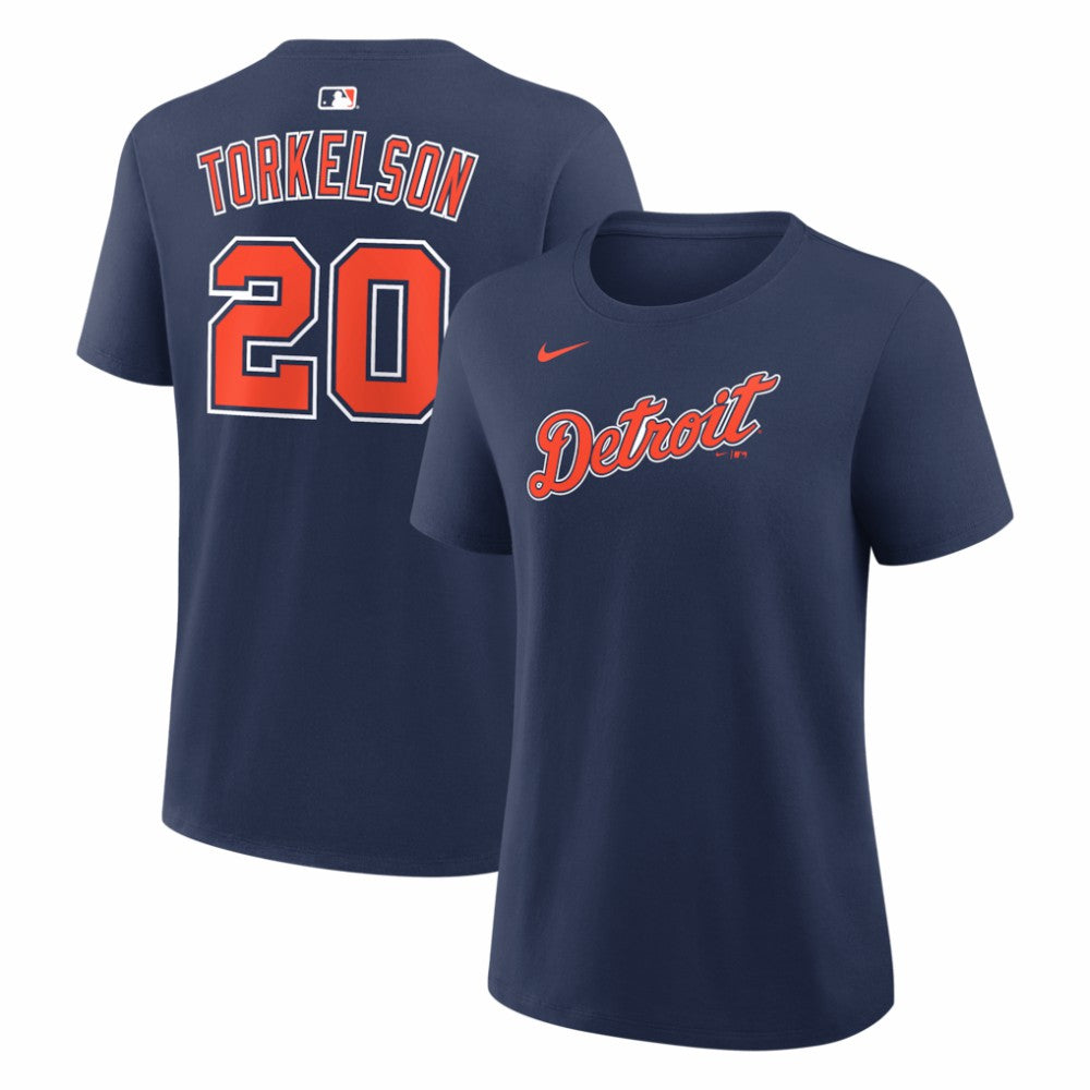 Spencer Torkelson Detroit Tigers Women's Alternate Name & Number T-Shirt Navy | Nike