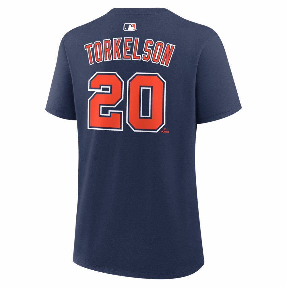 Spencer Torkelson Detroit Tigers Women's Alternate Name & Number T-Shirt Navy | Nike