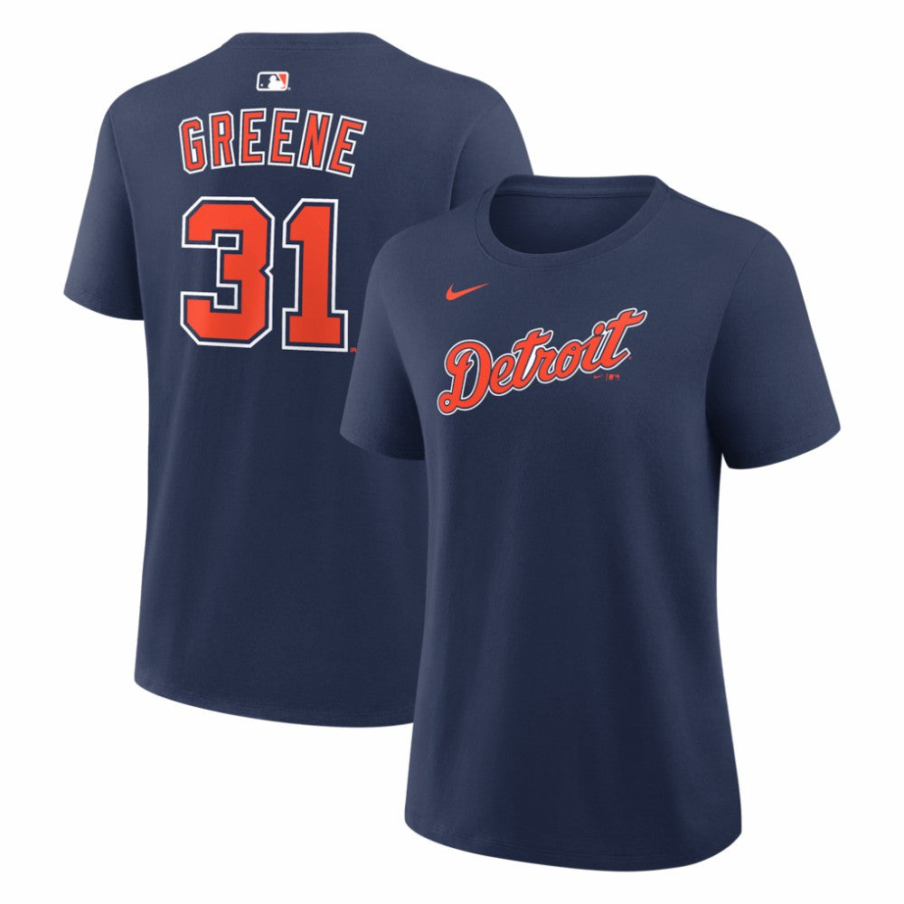 Riley Greene Detroit Tigers Women's Alternate Name & Number T-Shirt Navy | Nike