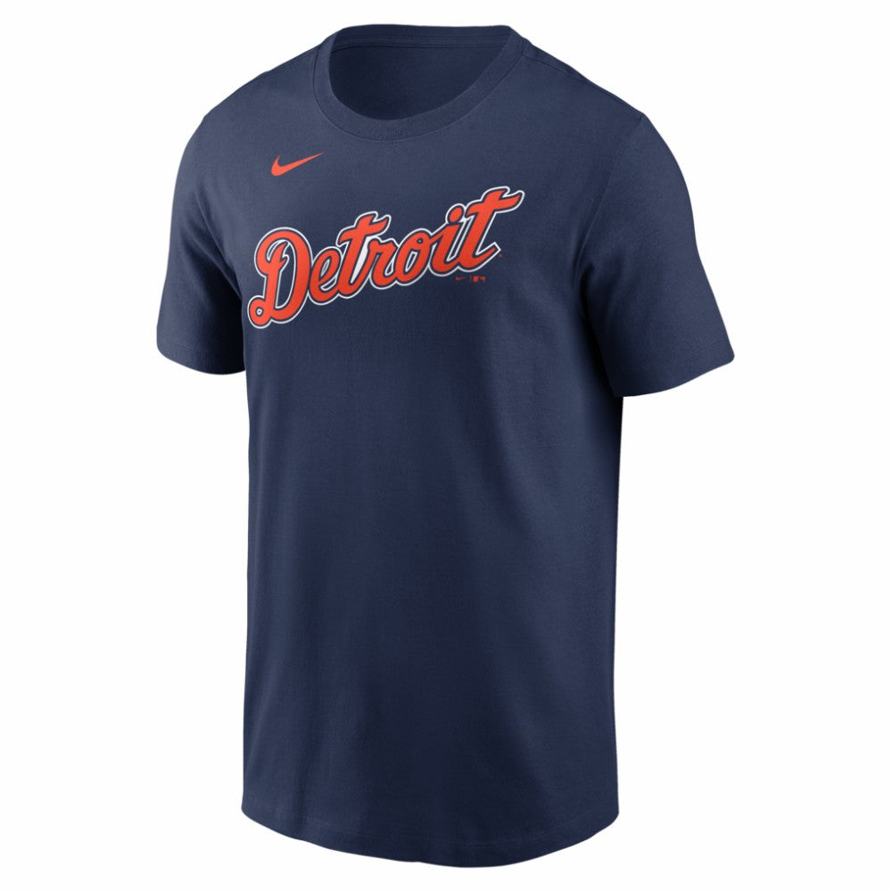 Javier Báez Detroit Tigers Alternate Name & Number T-Shirt Navy | Nike