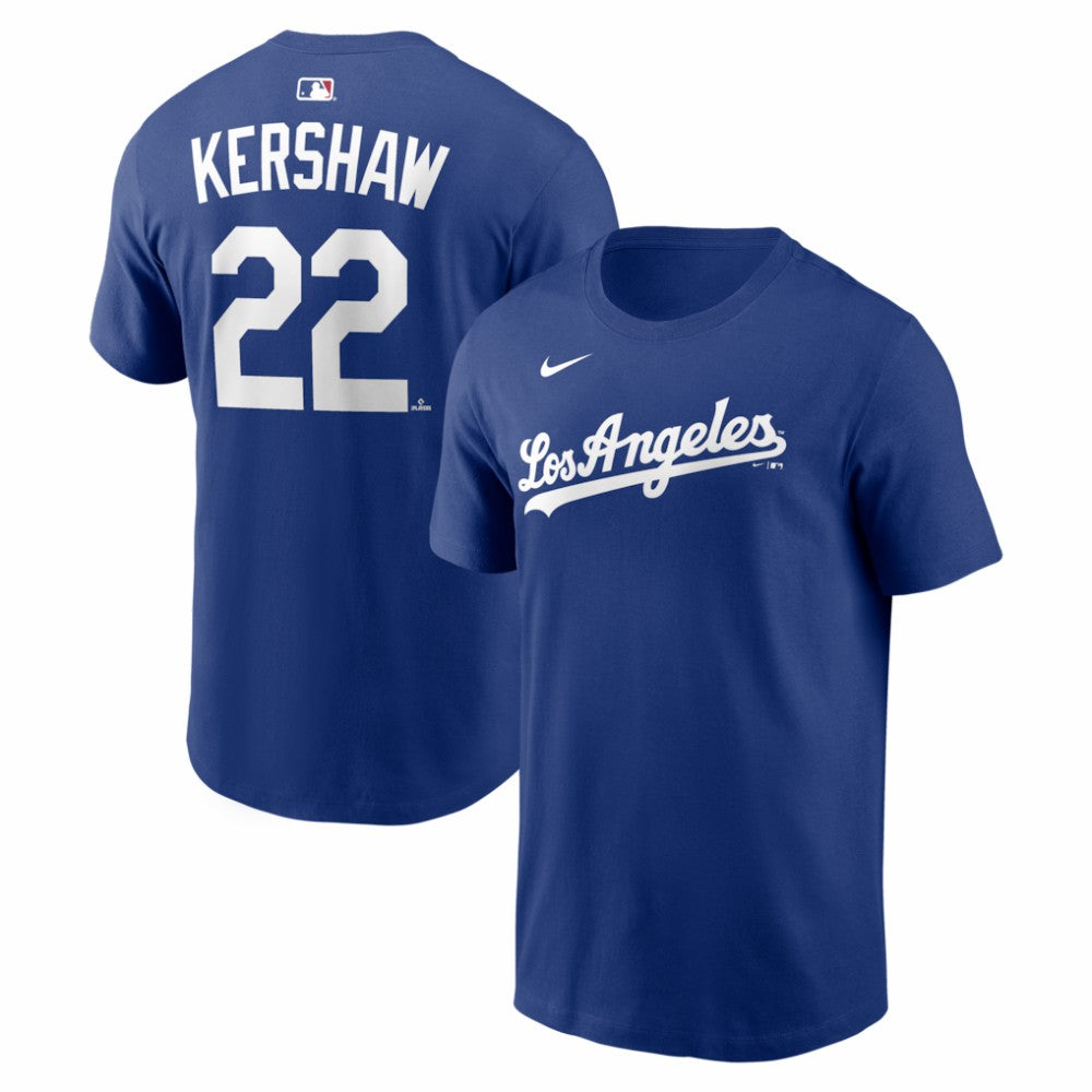 Clayton Kershaw Los Angeles Dodgers Alternate Name & Number T-Shirt Royal | Nike